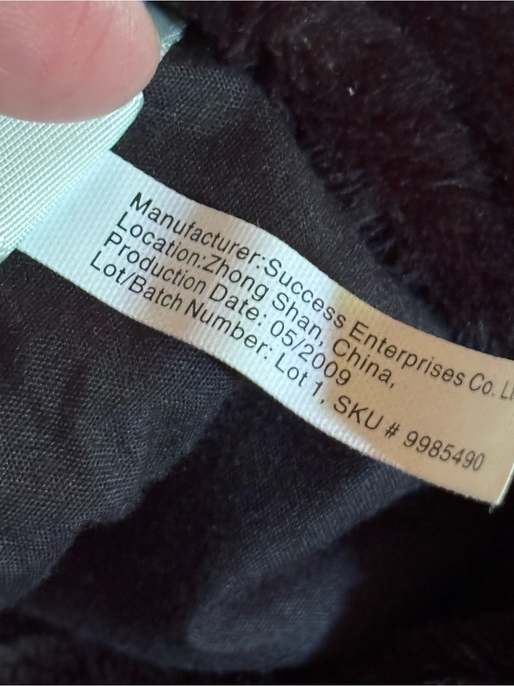 Pottery Barn Kids Black Plush Long Sleeve Top (Originally Part Of A Costume?)4-6 — image 6 of 8